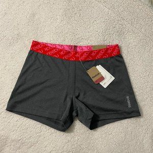 NWT Dark Grey Reebok Fitted Short Size Medium